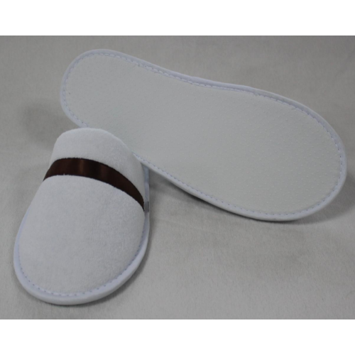 Slipper de toalla Terry Hotel de alto grado con cinta